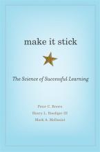 The cover of the Make It Stick book.