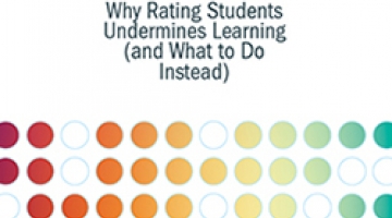 Cover detail from Susan D. Blum's book &quot;Ungrading: Why Rating Students Undermines Learning (and What to Do Instead)&quot;